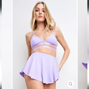 Lunalae Free Flow High Waist Skort